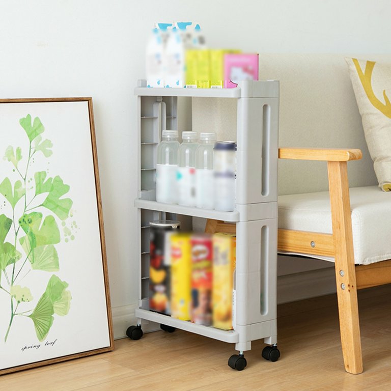 Kitchen Organization |  Storage Shelf With Wheel, Space Saving Convenient Home Organizer Kitchen Organization Kitchen Organization