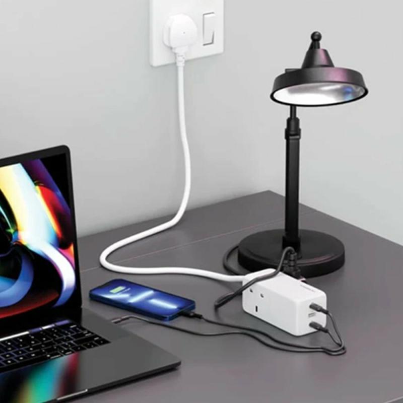 Home Care |  65W Usb Power Strip With Dual Power Sockets – Fast Charging For Multiple Devices Diy & Gadgets Electronics & Smart Home