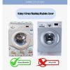 Home Care |  Dust Proof Fully Automatic Front Door Washing Machine Protective Cover Bath & Laundry 1