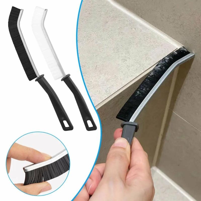 Kitchen & Cleaning |  Gap Cleaning Brush, Narrow Joints Scrubber Stiff Bristles Crevices Cleaner Home & Cleaning Black Bristles