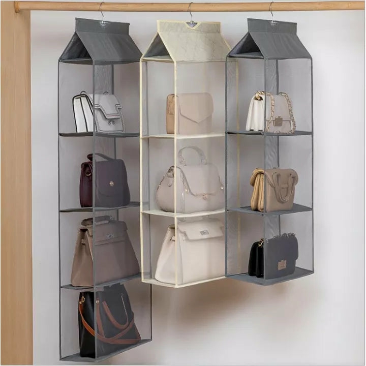 Wardrobe & Organization |  Multi Layer Hanging Handbag Wardrobe Organizer Home & Decor Multi Layer Hanging Handbag Wardrobe Organizer